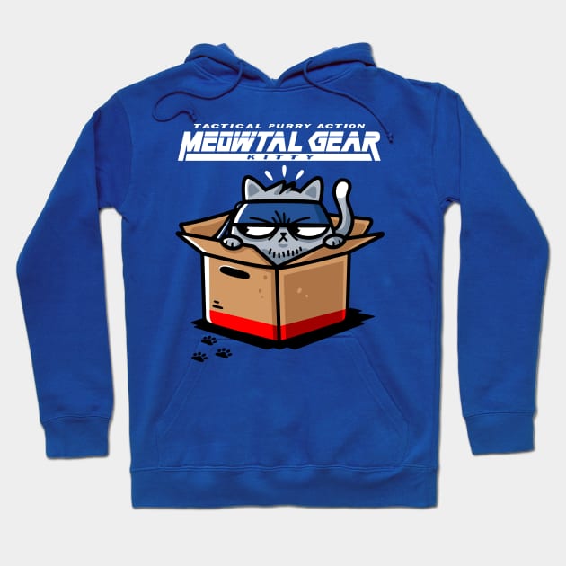 Meowtal Gear Kitty Hoodie by evasinmas